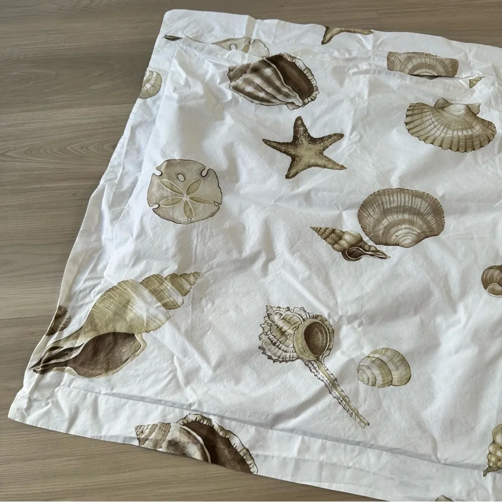 1 Pottery Barn Euro European Sea Shell Sham